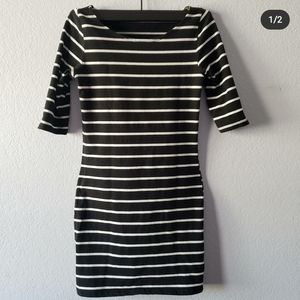 Cute striped black and white dress
